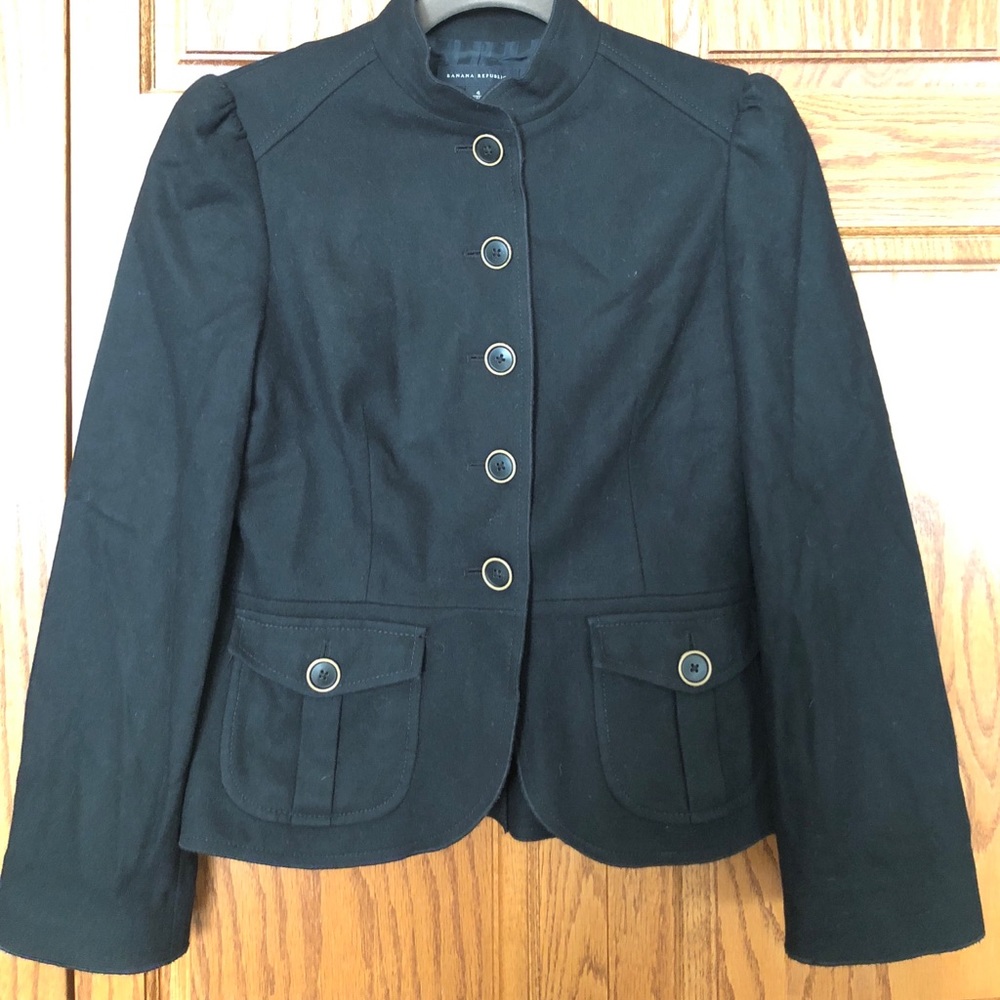 Banana republic Military Inspired wool jacket